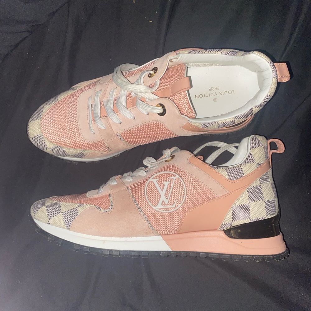 Louis Vuitton Run Away sneakers.